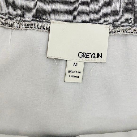 GREYLAN Cold Shoulder Long Sleeve Dress M cotton - Picture 13 of 15